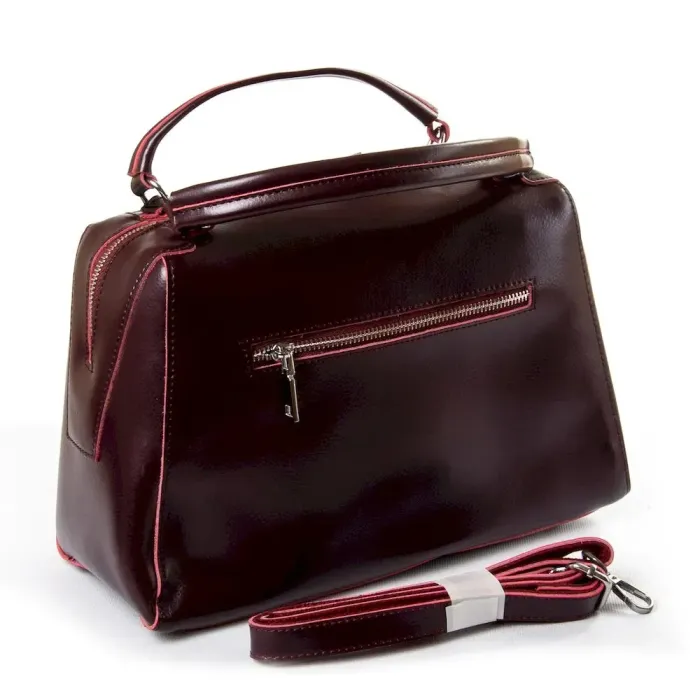 Сумка Жіноча Класична шкіра Luxeva P39 8763 wine