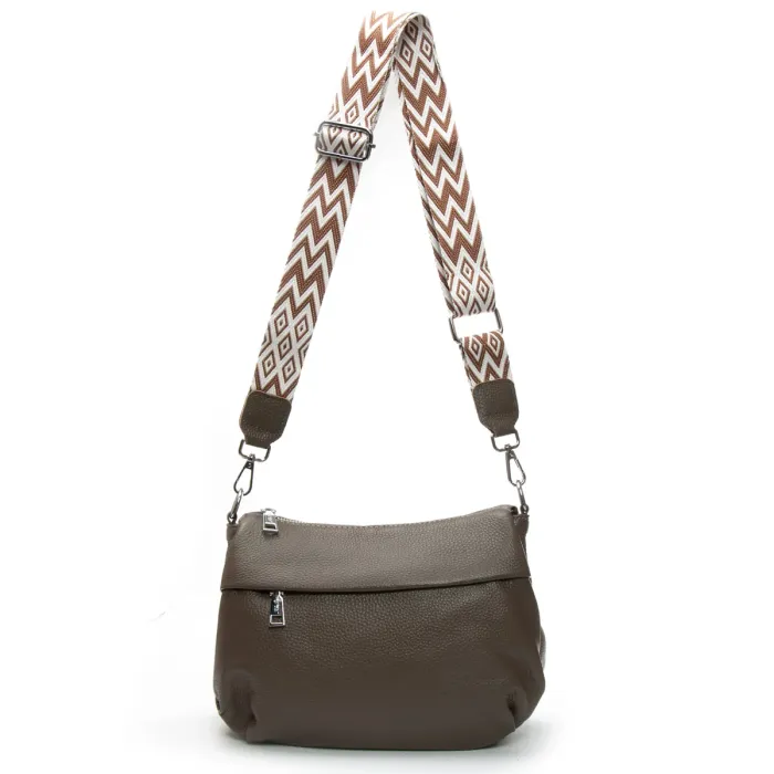 Сумка Женская Классическая кожа ALEX RAI 6001 dark khaki