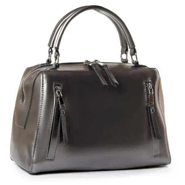 Сумка жіноча Класична шкіра Luxeva P39 8763 light-grey