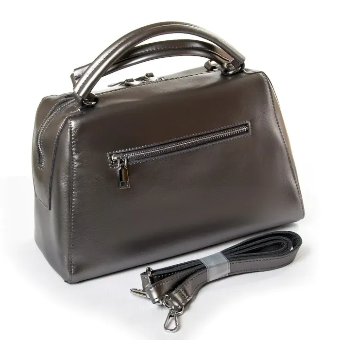 Сумка Женская Классическая кожа Luxeva P39 8763 light-grey