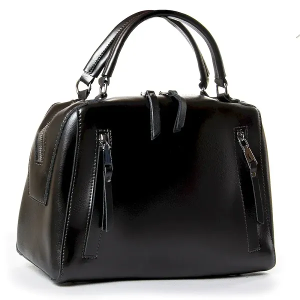 Сумка жіноча Класична шкіра Luxeva P39 8763 deep-bright grey