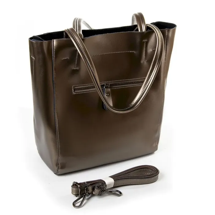 Сумка жіноча Класична шкіра Luxeva P30 J003 tin putty