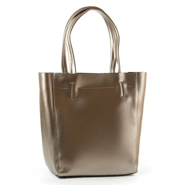Сумка жіноча Класична шкіра Luxeva P30 J003 silver gray
