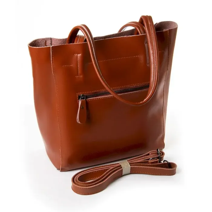 Сумка жіноча Класична шкіра Luxeva P30 J003 yellowish-brown