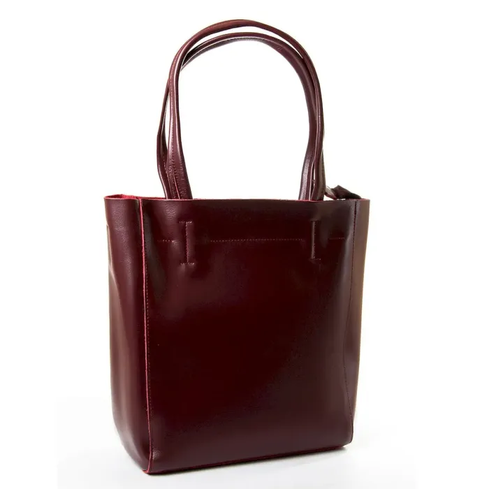 Сумка жіноча Класична шкіра Luxeva P30 J003 wine-red