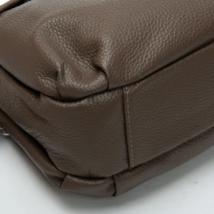 Сумка Женская Классическая кожа ALEX RAI 6001 dark khaki