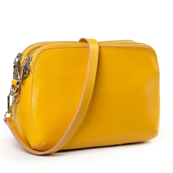 Сумка жіноча Класична шкіра Luxeva P65 8725-220 yellow