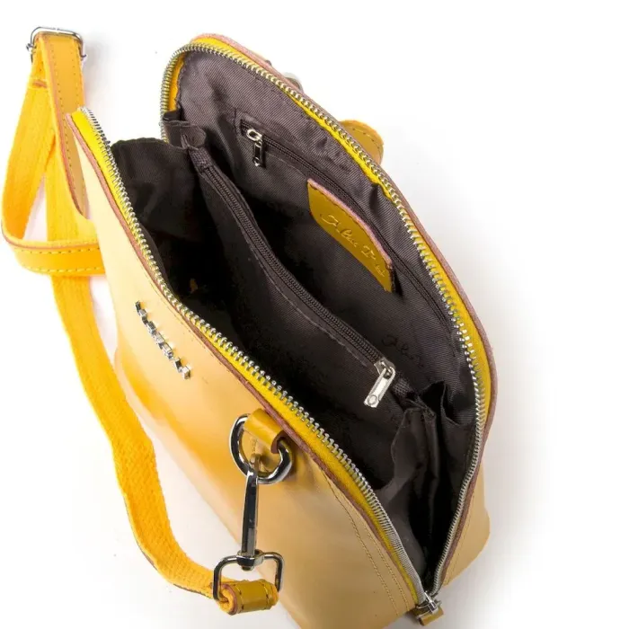 Сумка Жіноча Класична шкіряна ALEX RAI 32-8803 yellow