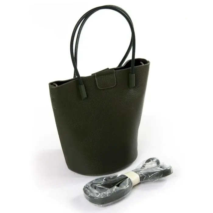 Сумка Жіноча Класична шкіра LUXEVA P61 3206 green