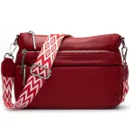 Сумка Женская Классическая кожа ALEX RAI 8269 wine red