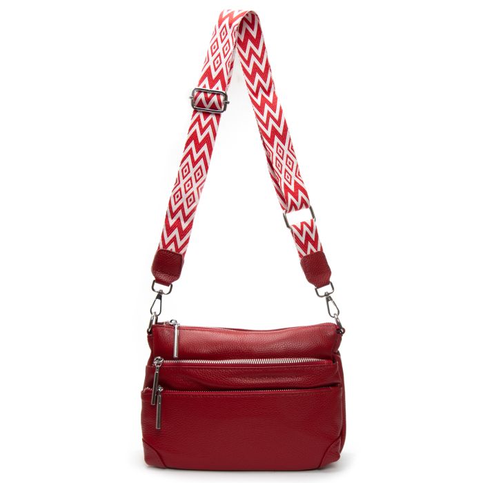 Сумка Женская Классическая кожа ALEX RAI 8269 wine red