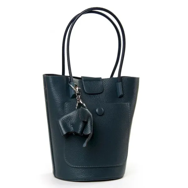 Сумка Жіноча Класична шкіра LUXEVA P61 3206 blue