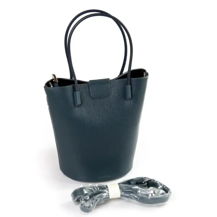 Сумка Жіноча Класична шкіра LUXEVA P61 3206 blue