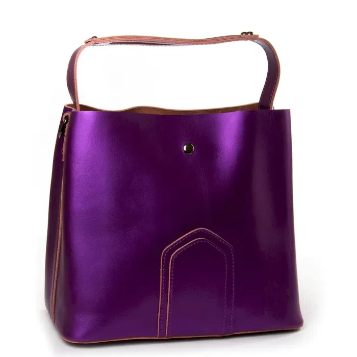 Сумка Женская Классическая кожа Luxeva P105 8641 special purple