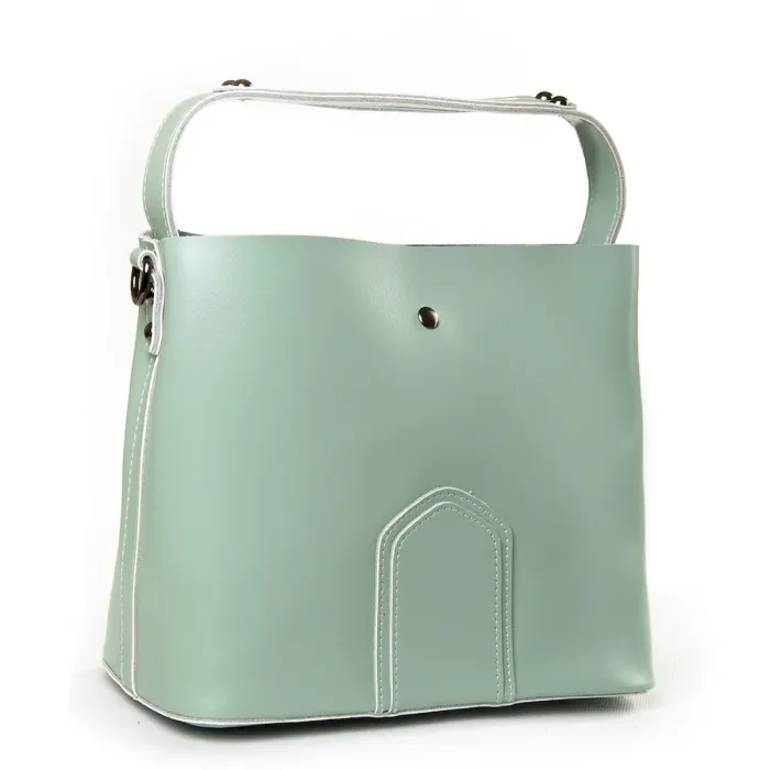 Сумка Женская Классическая кожа Luxeva P105 8641 light-green