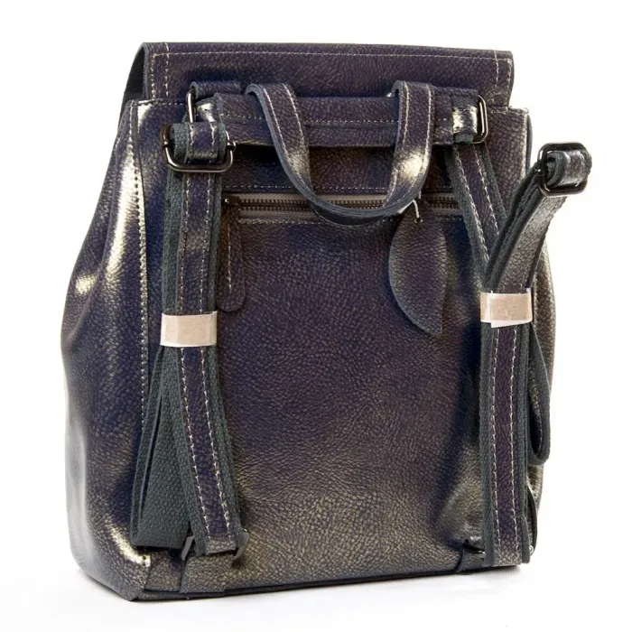 Сумка Женская Классическая кожа Luxeva P93 8699-3 gold-grey