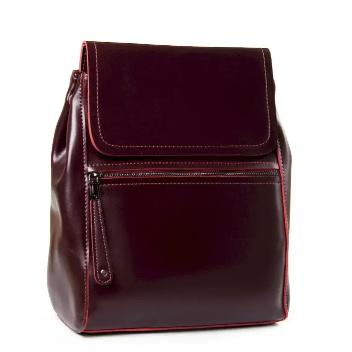 Сумка Женская Классическая кожа Luxeva P93 8699-3 deep-wine-red