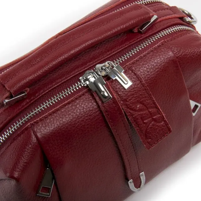 Сумка Женская Классическая кожа ALEX RAI 01-12 29-8762-9 red-wine