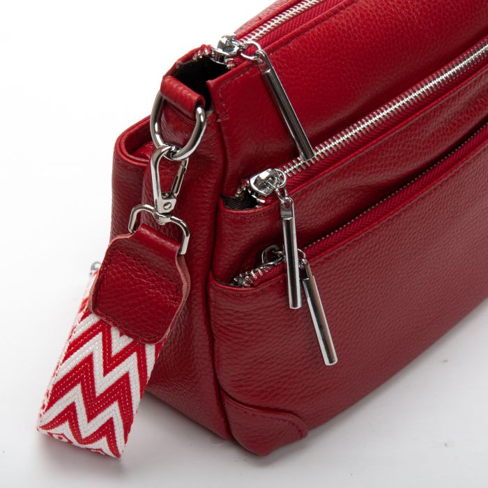 Сумка Женская Классическая кожа ALEX RAI 8269 wine red