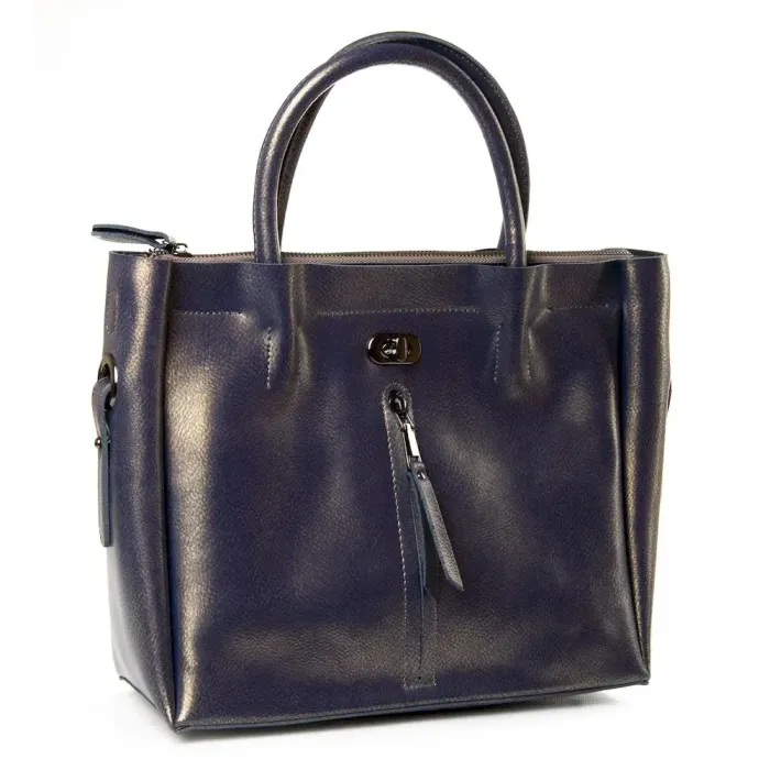 Сумка Женская Классическая кожа Luxeva P92 8696-3 w grey gold