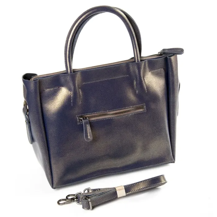 Сумка Женская Классическая кожа Luxeva P92 8696-3 w grey gold