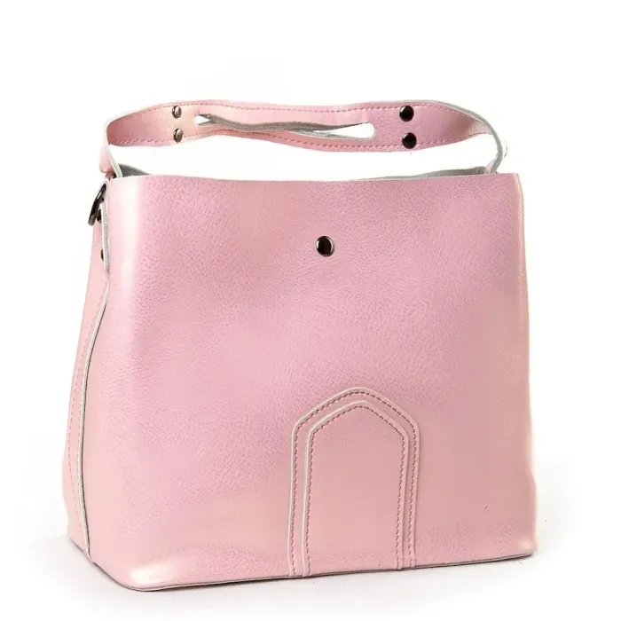 Сумка Женская Классическая кожа Luxeva P105 8641 bead powder