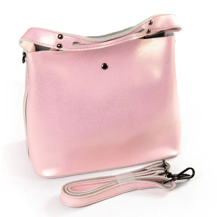 Сумка Женская Классическая кожа Luxeva P105 8641 bead powder