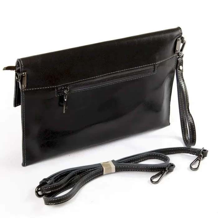 Сумка Женская Классическая кожа Luxeva P93 8802 grey