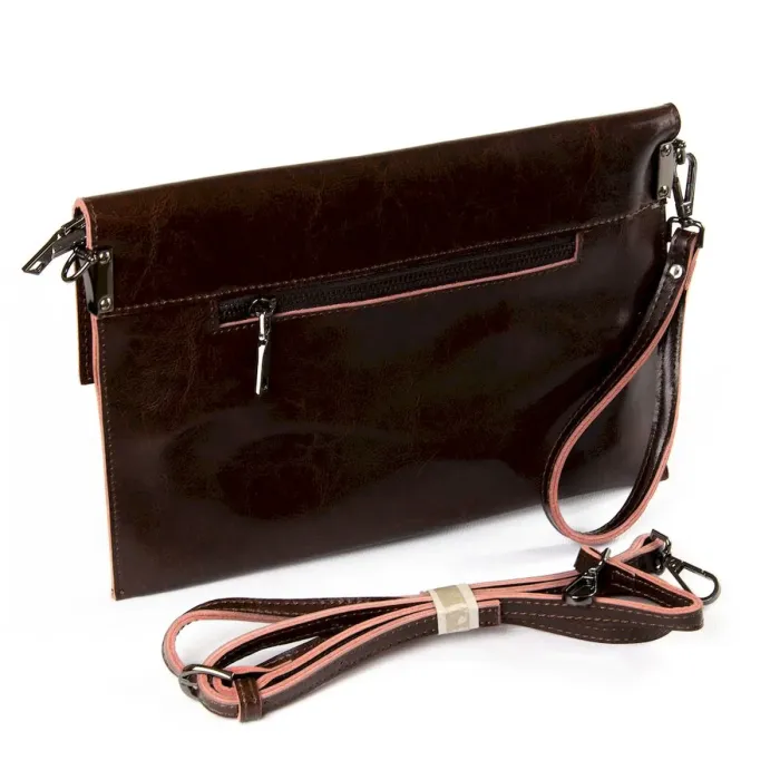 Сумка Жіноча Класична шкіра Luxeva P93 8802 coffee