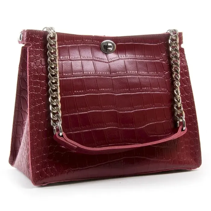 Сумка Жіноча Класична шкіряна ALEX RAI 07-01 3202 light-red