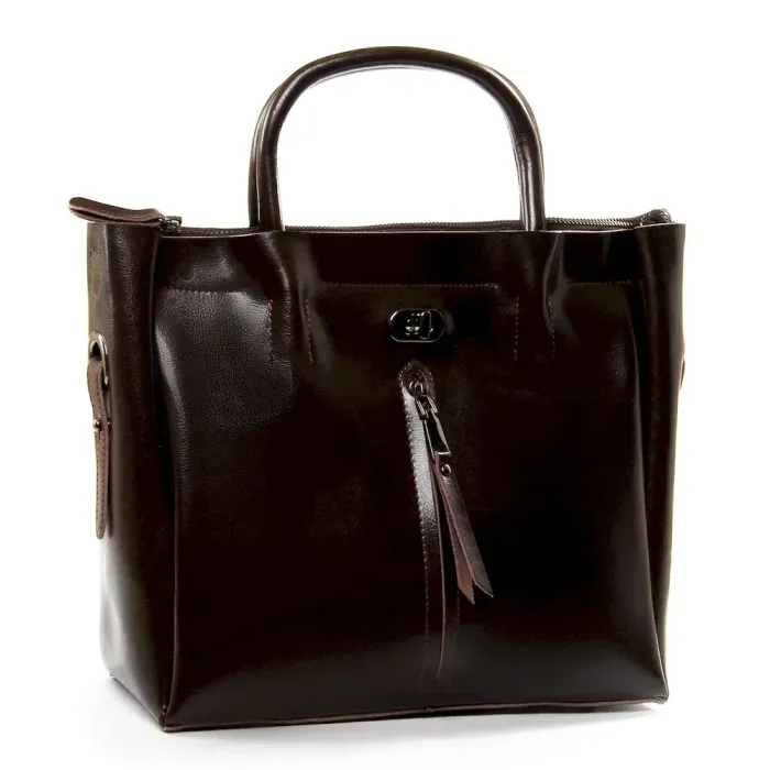 Сумка Жіноча Класична шкіра Luxeva P92 8696-3 coffee