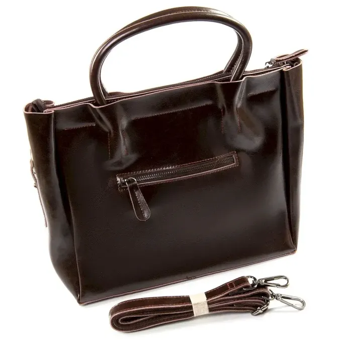 Сумка Жіноча Класична шкіра Luxeva P92 8696-3 coffee