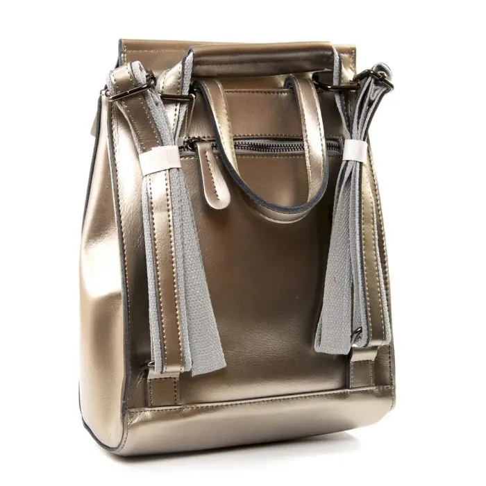 Сумка Жіноча Класична шкіра Luxeva P85 8504-3 silver-grey