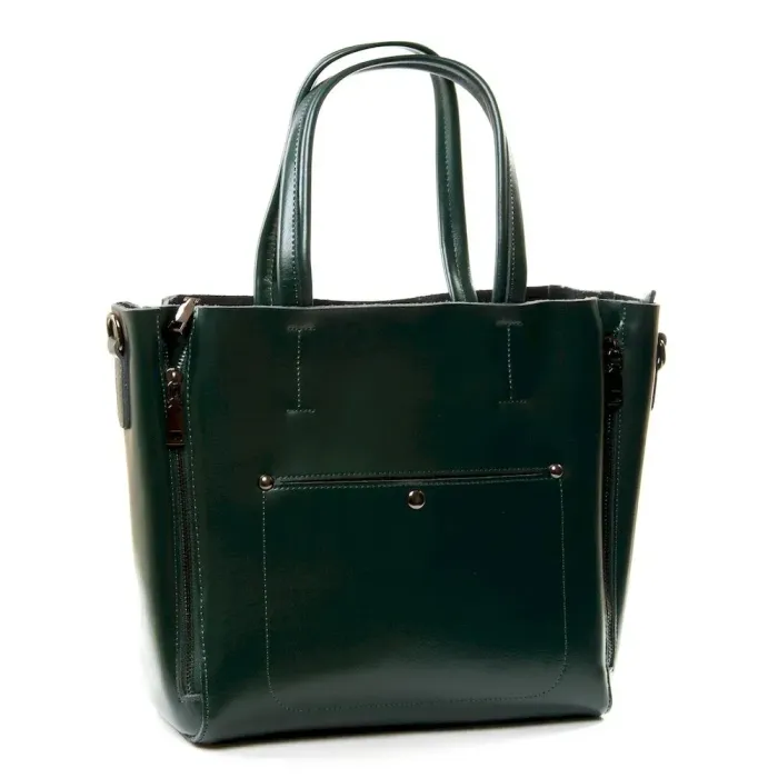Сумка Женская Классическая кожа Luxeva P80 8650 green