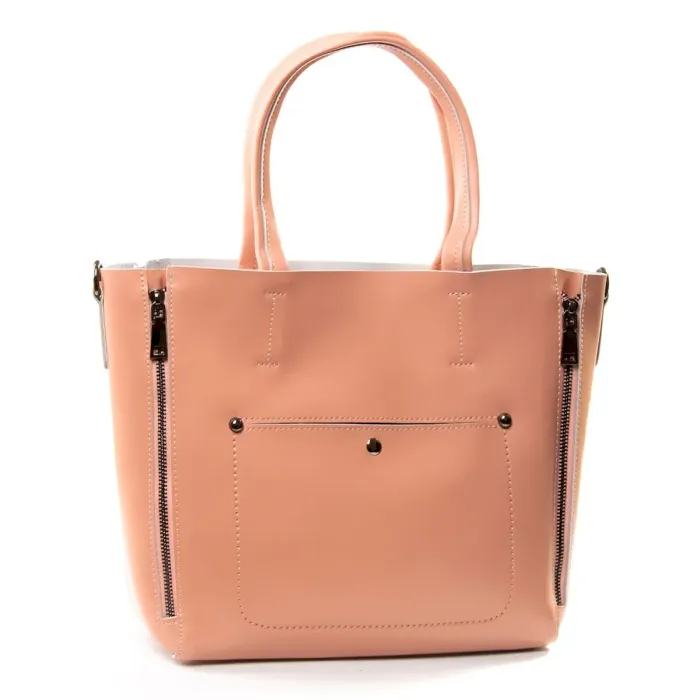 Сумка Женская Классическая кожа Luxeva P80 8650 pink