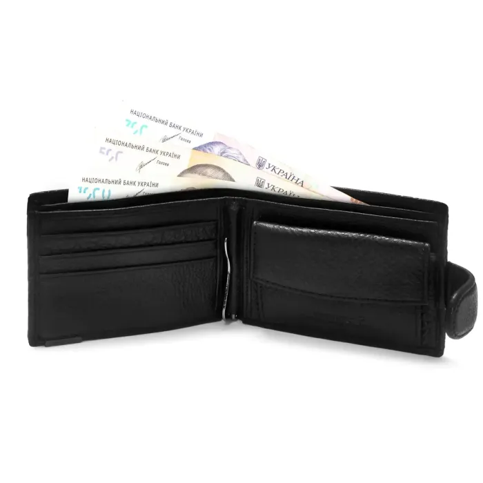 Кошелек BE Мужской кожа BRETTON 208-0613 black