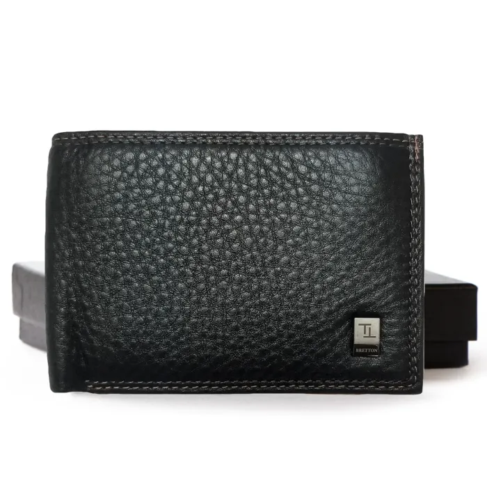 Кошелек BE Мужской кожа BRETTON 168-R24C black