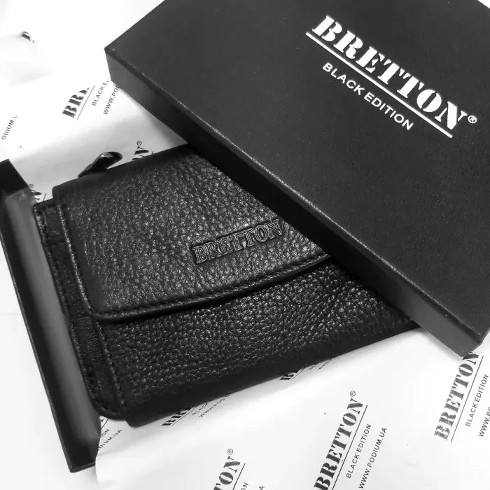 Гаманець BE Чоловіча шкіра BRETTON 170-12 black