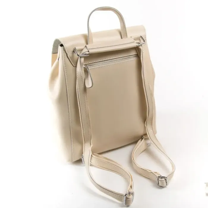 Сумка Жіноча Рюкзак шкіра ALEX RAI 373 beige