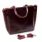 Сумка Жіноча Класична шкіра Luxeva P80 8650 wine-red