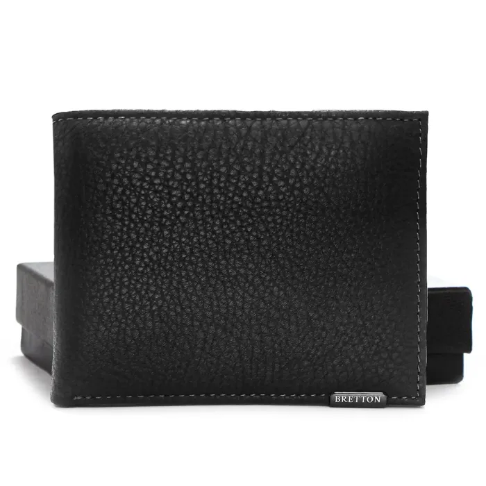 Гаманець BE Чоловіча шкіра BRETTON 208G black