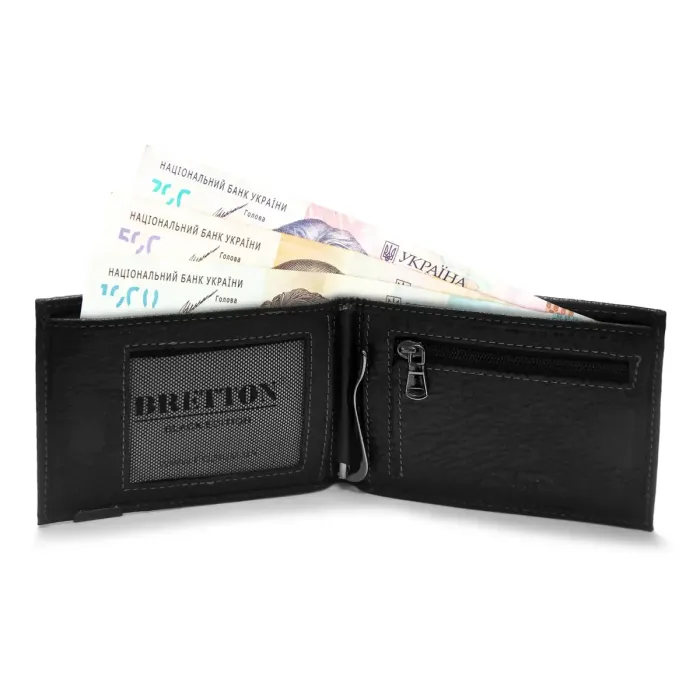 Гаманець BE Чоловіча шкіра BRETTON 208G black