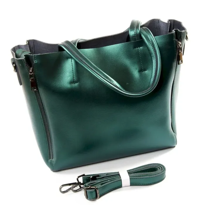 Сумка жіноча Класична шкіра Luxeva P80 8650 bright-green
