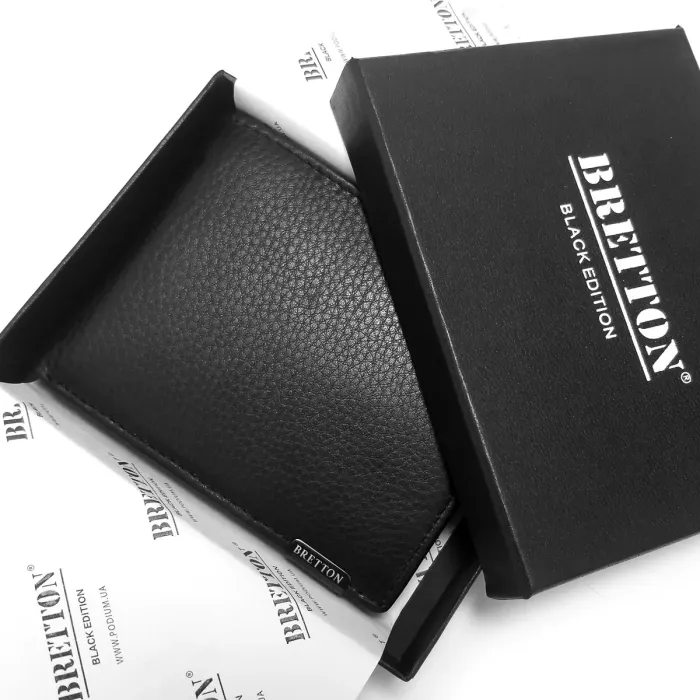 Кошелек BE Мужской кожа BRETTON 1123 black