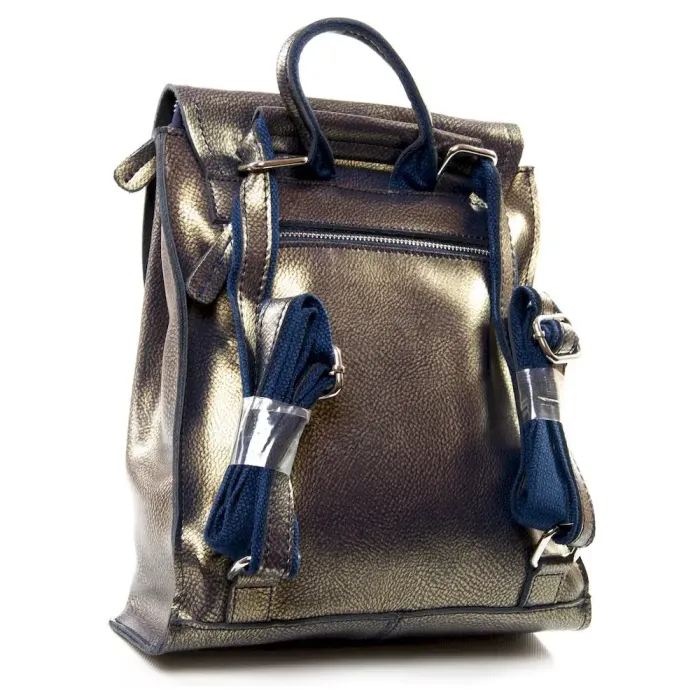 Сумка Женская Классическая кожа Luxeva P100 8741 w gold ash