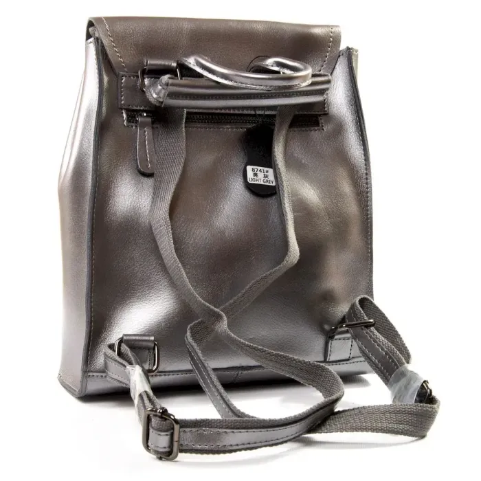 Сумка Женская Классическая кожа Luxeva P100 8741 light-grey