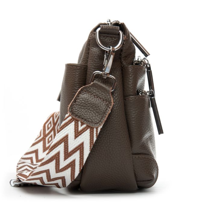 Сумка Женская Классическая кожа ALEX RAI 8269 dark khaki