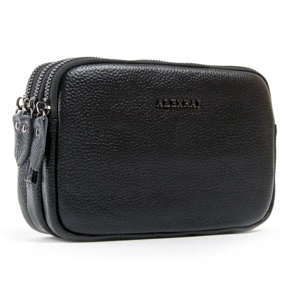 Сумка Клатч жіноча шкіра ALEX RAI BM 60061-1 black