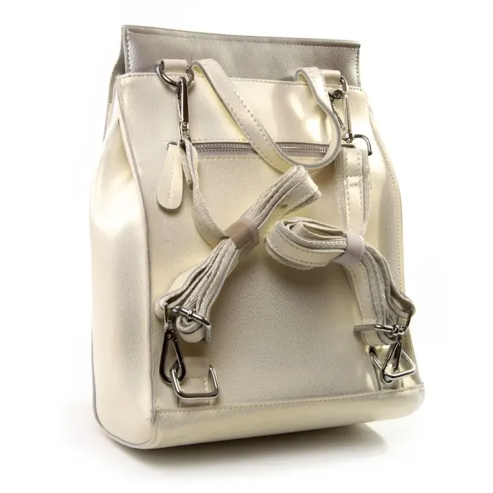 Сумка Жіноча Класична шкіра Luxeva P85 8504-3 white