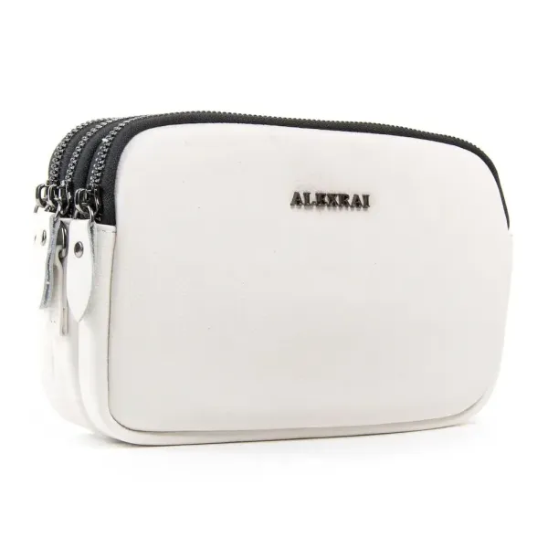 Сумка Жіноча Клатч шкіряна ALEX RAI 1-02 60061-11 white